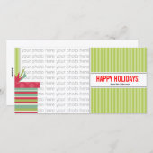 Kerstmis met 4 x 8 glanzende fotokaarten feestdagenkaart (Voorkant / Achterkant)