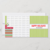 Kerstmis met 4 x 8 glanzende fotokaarten feestdagenkaart (Voorkant)