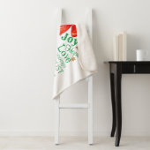 Kerstmis met aangepaste woorden en/of namen sherpa deken (In situ)