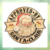 Kerstmis met adorables, goedgekeurd door de kerstm raamsticker (Vel 3)