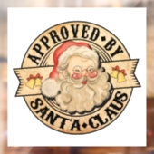 Kerstmis met adorables, goedgekeurd door de kerstm raamsticker (Vel 2)