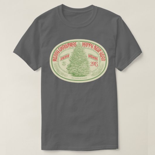 Kerstmis met Anchor Brewing T-shirt (Design voorkant)