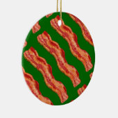 Kerstmis met Bacon Keramisch Ornament (Rechts)