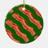 Kerstmis met Bacon Keramisch Ornament (Voorkant)