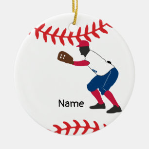 Kerstmis met ball Cute Santa Claus Keramisch Ornament