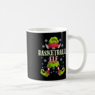 Kerstmis met Basketball Elf Matching Family Koffiemok