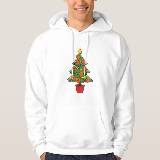 Kerstmis met Basketball Hoodie (Voorkant)
