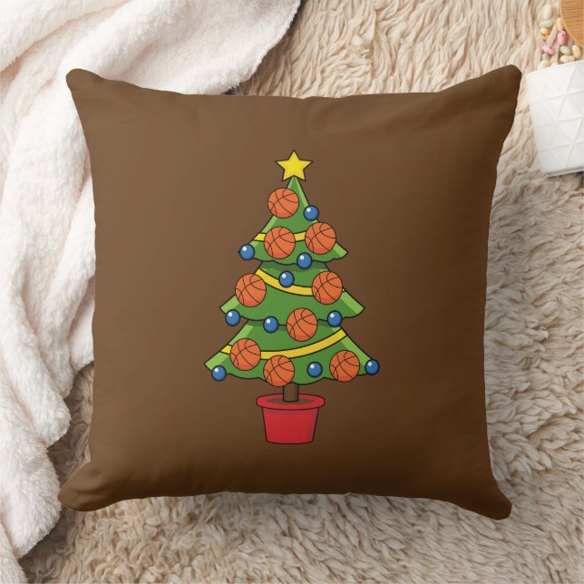 Kerstmis met Basketball Kussen (Deken)