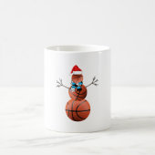 Kerstmis met Basketball Snowman Koffiemok (Center)