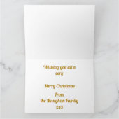 Kerstmis met Beer Kaart (Binnen)