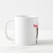 Kerstmis met  begroeting koffiemok (Links)