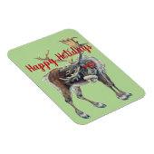 Kerstmis met  begroeting magneet (Rechterzijde)