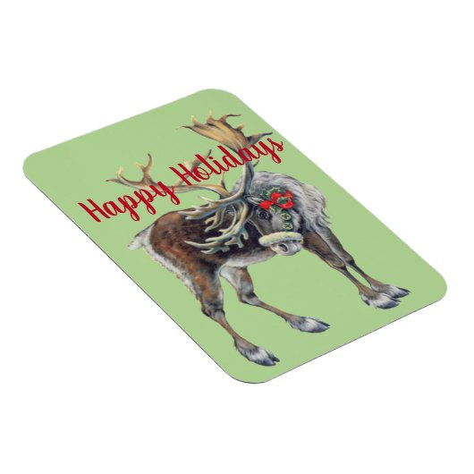 Kerstmis met  begroeting magneet (Rechterzijde)