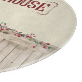 Kerstmis met Berries en Garlands Snijplank (Hoek)