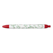 Kerstmis met Berry Zwarte Inkt Pen (Voorkant)