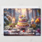 KERSTMIS MET BESSEN KAART (Voorkant)