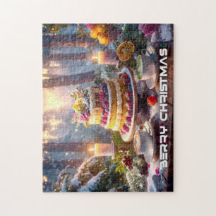 KERSTMIS MET BESSEN LEGPUZZEL