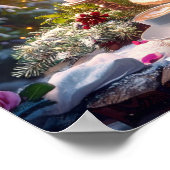 KERSTMIS MET BESSEN POSTER (Hoek)