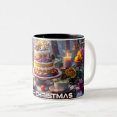 KERSTMIS MET BESSEN TWEEKLEURIGE KOFFIEMOK (Voorkant rechts)