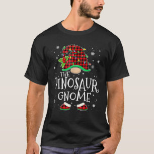 Kerstmis met bijpassende familietrui met rode ruit t-shirt