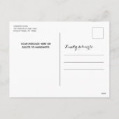 Kerstmis met blauwe lijn door politie feestdagenkaart (Achterkant)