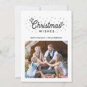 Kerstmis met Boho Bird Feestdagenkaart (Voorkant)