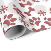 Kerstmis met bonenstaartrommel cadeaupapier (Rol Hoek)