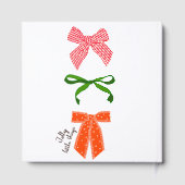 Kerstmis met Bow Jolly Little Things Gastenboek (Achterkant)