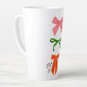 Kerstmis met Bow Jolly Little Things Latte Mok (Linkerhoek)