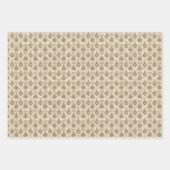 Kerstmis met bruine en Tan Craft Inpakpapier Vel (Voorkant 2)