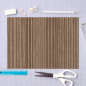 Kerstmis met Bruine Gouden Strepen Tissuepapier (Craft)