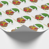 Kerstmis met Cadeau Cadeaupapier (Hoek)