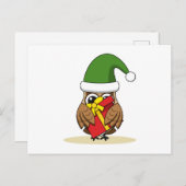 Kerstmis met Cadeau Feestdagenkaart (Voorkant / Achterkant)