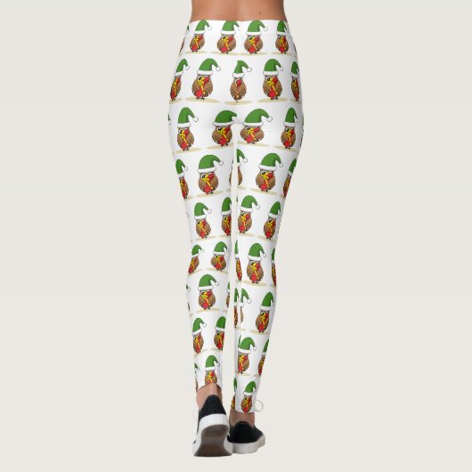 Kerstmis met Cadeau Leggings (Achterkant)