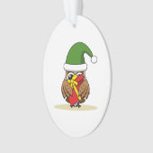 Kerstmis met Cadeau Ornament (voorkant)