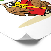 Kerstmis met Cadeau Poster (Hoek)