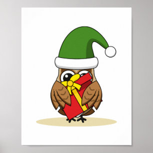 Kerstmis met Cadeau Poster