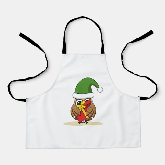 Kerstmis met Cadeau Schort (Voorkant)