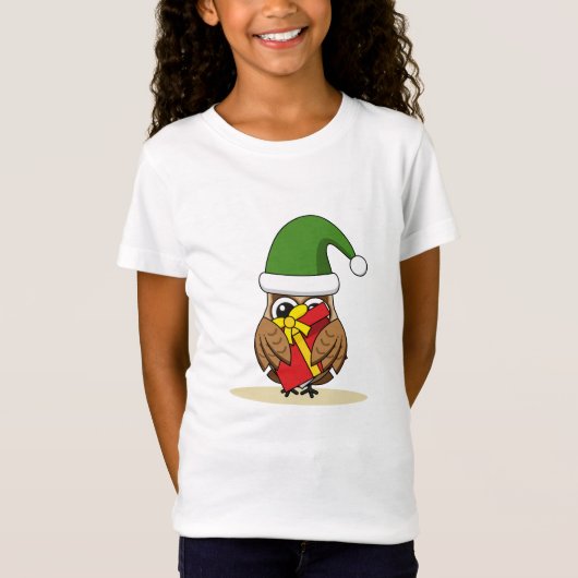 Kerstmis met Cadeau T-shirt (Voorkant)