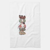 Kerstmis met cadeau theedoek (Verticaal)