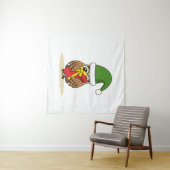 Kerstmis met Cadeau Wandkleed (In Situ (horizontaal))