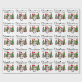 Kerstmis met cadeaus en bal cadeaupapier (Vlak)