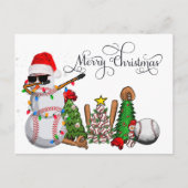 Kerstmis met cadeaus en bal feestdagenkaart (Voorkant)