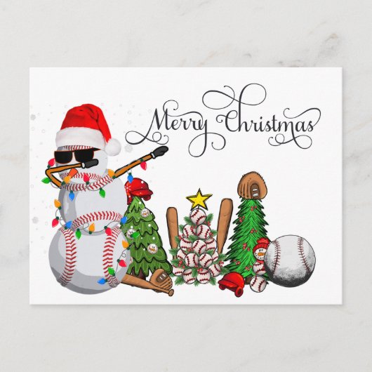 Kerstmis met cadeaus en bal feestdagenkaart (Voorkant)