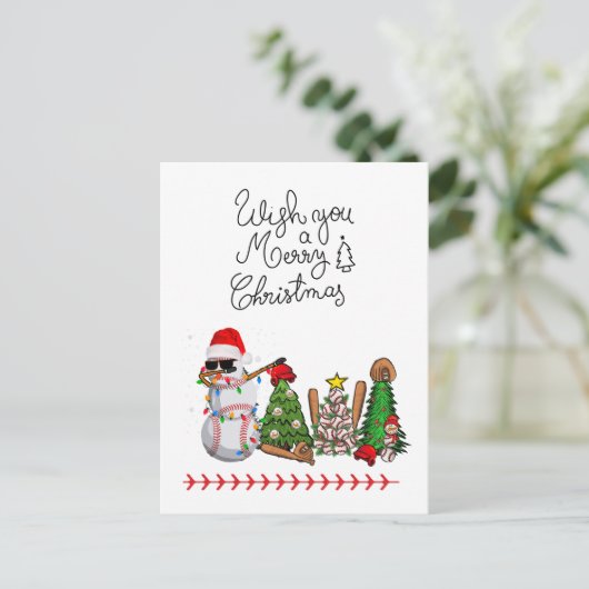 Kerstmis met cadeaus en ball Holiday C Feestdagenkaart (Staand voorkant)