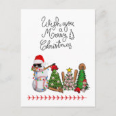 Kerstmis met cadeaus en ball Holiday C Feestdagenkaart (Voorkant)