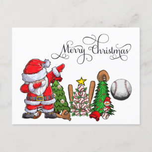 Kerstmis met cadeaus en feestdag met bal feestdagenkaart