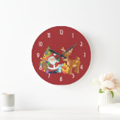 Kerstmis met Cadeaus Grote Klok (Huis)