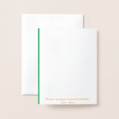 Kerstmis met cadeautjes folie kaarten (Met envelop)