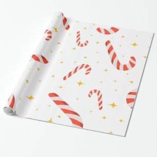 Kerstmis met Canes Holiday Cadeaupapier